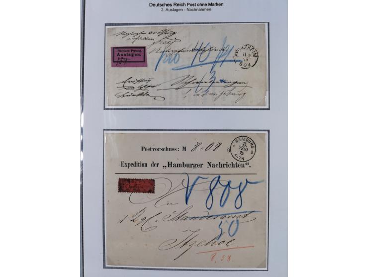1850/2008, ungebraucht/postfrischer und gestempelter Bestand in Steckbüchern, eine gestempelte Teil-Sammlung in zwei Vordruck