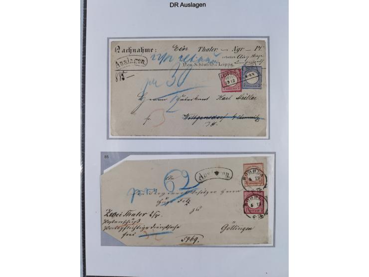 1850/2008, ungebraucht/postfrischer und gestempelter Bestand in Steckbüchern, eine gestempelte Teil-Sammlung in zwei Vordruck