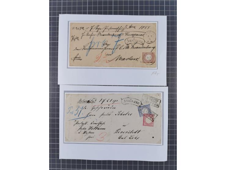 1850/2008, ungebraucht/postfrischer und gestempelter Bestand in Steckbüchern, eine gestempelte Teil-Sammlung in zwei Vordruck
