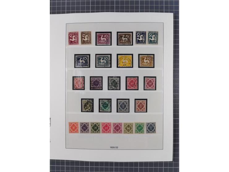 1851/1920, meist gestempelte Sammlung mit vielen 18 Kreuzer Werten, Mi.-Nr. 5, 10a auf Briefstück, 10yb, 15, 34, 42a allseits