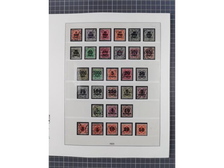 1851/1920, meist gestempelte Sammlung mit vielen 18 Kreuzer Werten, Mi.-Nr. 5, 10a auf Briefstück, 10yb, 15, 34, 42a allseits