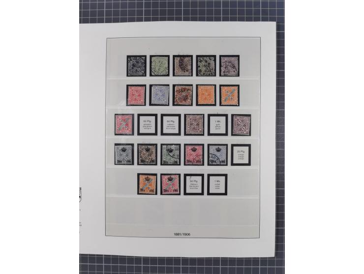 1851/1920, meist gestempelte Sammlung mit vielen 18 Kreuzer Werten, Mi.-Nr. 5, 10a auf Briefstück, 10yb, 15, 34, 42a allseits