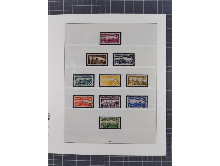 1851/1920, meist gestempelte Sammlung mit vielen 18 Kreuzer Werten, Mi.-Nr. 5, 10a auf Briefstück, 10yb, 15, 34, 42a allseits