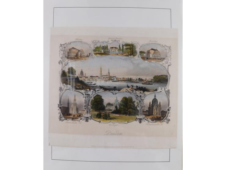 1850/67, hochwertige und sehr reichhaltige Sammlung, dabei Mi.-Nr. 1a linkes Randstück, farbrisch und kontrastreich mit deutl