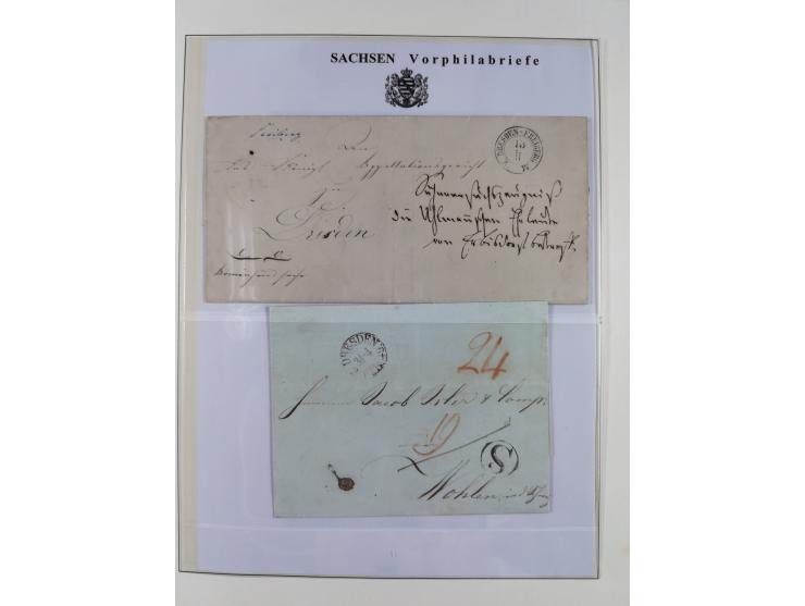 1850/67, hochwertige und sehr reichhaltige Sammlung, dabei Mi.-Nr. 1a linkes Randstück, farbrisch und kontrastreich mit deutl