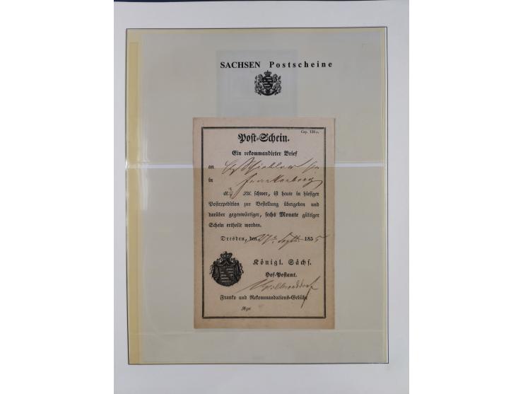 1850/67, hochwertige und sehr reichhaltige Sammlung, dabei Mi.-Nr. 1a linkes Randstück, farbrisch und kontrastreich mit deutl