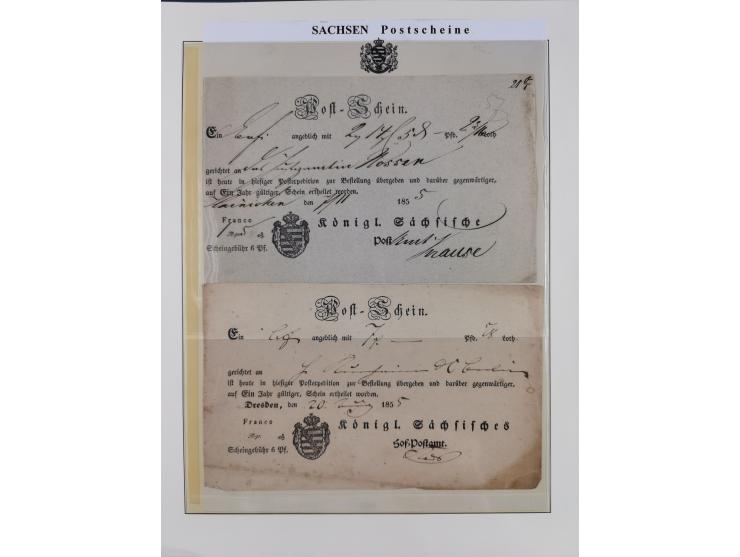 1850/67, hochwertige und sehr reichhaltige Sammlung, dabei Mi.-Nr. 1a linkes Randstück, farbrisch und kontrastreich mit deutl
