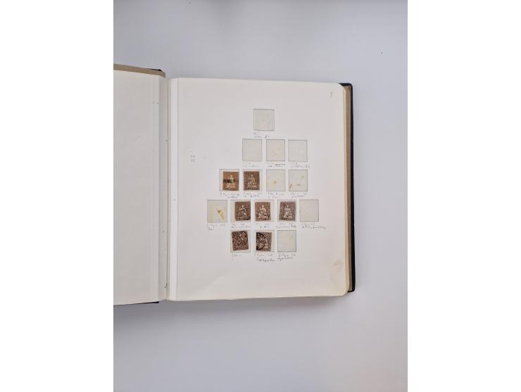 1839/1941, interessante und reichhaltige, meist gestempelte Sammlung, ab Zürich 6 mit senkrechten Unterdrucklinien auf Briefs