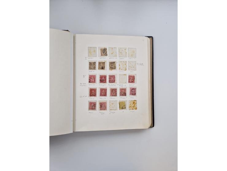 1839/1941, interessante und reichhaltige, meist gestempelte Sammlung, ab Zürich 6 mit senkrechten Unterdrucklinien auf Briefs