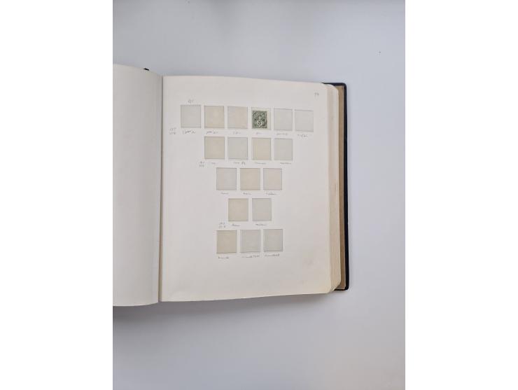 1839/1941, interessante und reichhaltige, meist gestempelte Sammlung, ab Zürich 6 mit senkrechten Unterdrucklinien auf Briefs