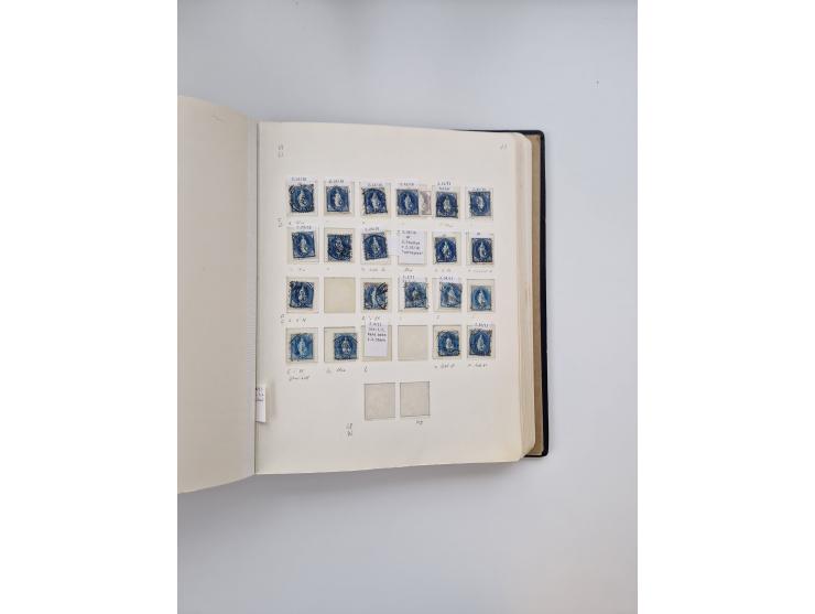 1839/1941, interessante und reichhaltige, meist gestempelte Sammlung, ab Zürich 6 mit senkrechten Unterdrucklinien auf Briefs