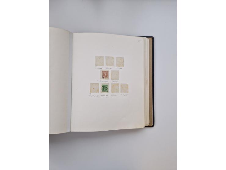 1839/1941, interessante und reichhaltige, meist gestempelte Sammlung, ab Zürich 6 mit senkrechten Unterdrucklinien auf Briefs