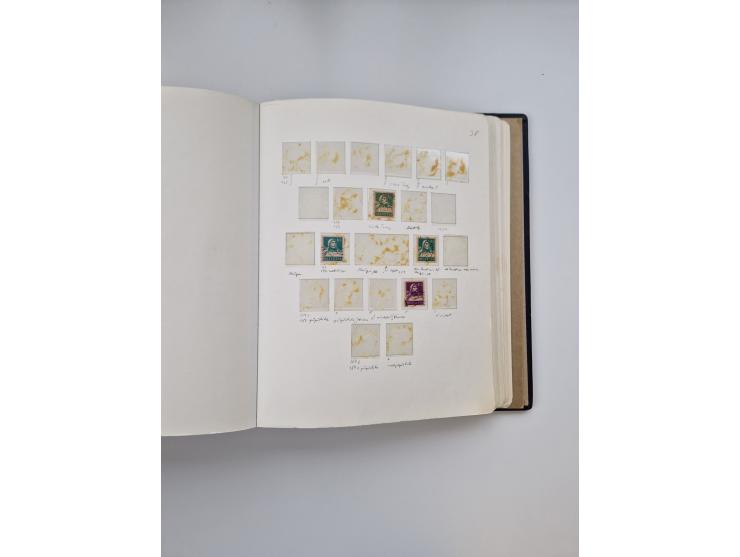 1839/1941, interessante und reichhaltige, meist gestempelte Sammlung, ab Zürich 6 mit senkrechten Unterdrucklinien auf Briefs