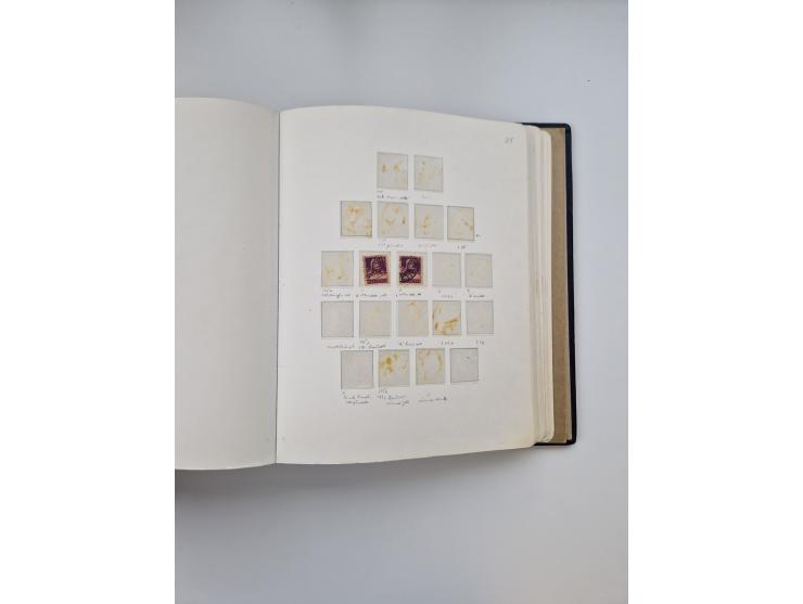 1839/1941, interessante und reichhaltige, meist gestempelte Sammlung, ab Zürich 6 mit senkrechten Unterdrucklinien auf Briefs