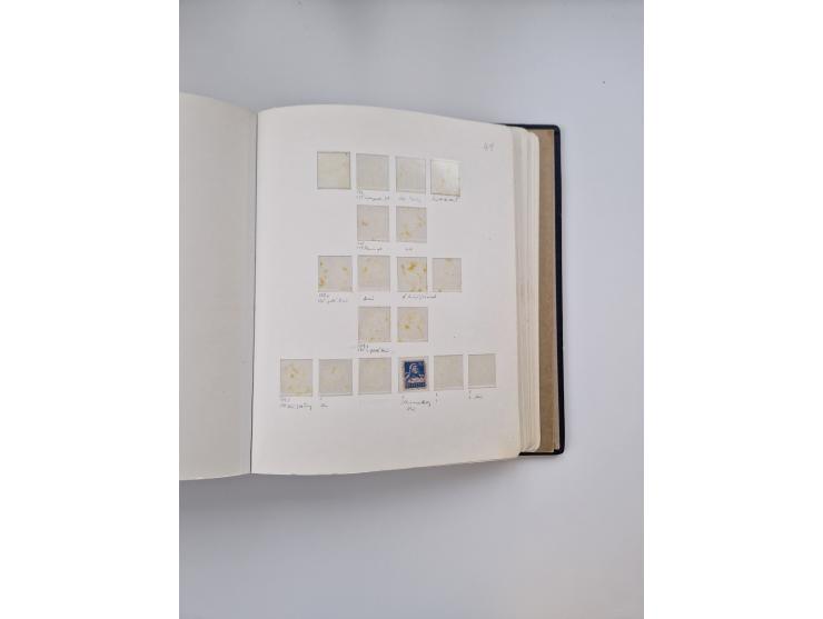 1839/1941, interessante und reichhaltige, meist gestempelte Sammlung, ab Zürich 6 mit senkrechten Unterdrucklinien auf Briefs