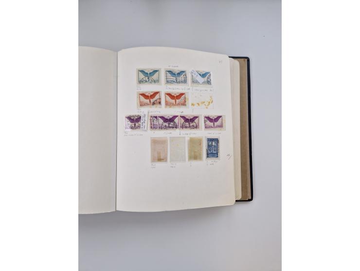 1839/1941, interessante und reichhaltige, meist gestempelte Sammlung, ab Zürich 6 mit senkrechten Unterdrucklinien auf Briefs