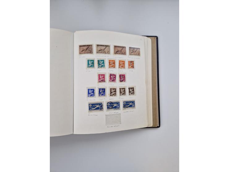 1839/1941, interessante und reichhaltige, meist gestempelte Sammlung, ab Zürich 6 mit senkrechten Unterdrucklinien auf Briefs