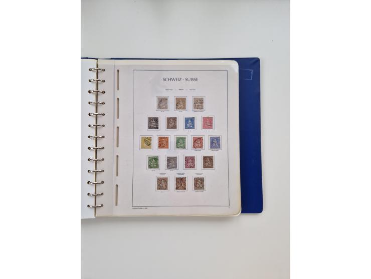 1839/1941, interessante und reichhaltige, meist gestempelte Sammlung, ab Zürich 6 mit senkrechten Unterdrucklinien auf Briefs