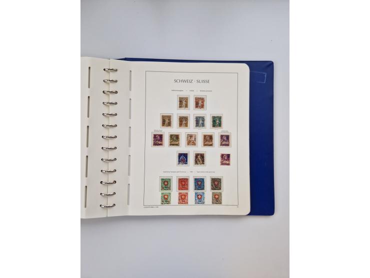 1839/1941, interessante und reichhaltige, meist gestempelte Sammlung, ab Zürich 6 mit senkrechten Unterdrucklinien auf Briefs