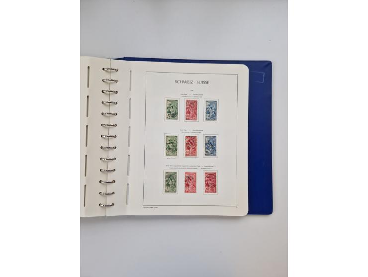 1839/1941, interessante und reichhaltige, meist gestempelte Sammlung, ab Zürich 6 mit senkrechten Unterdrucklinien auf Briefs