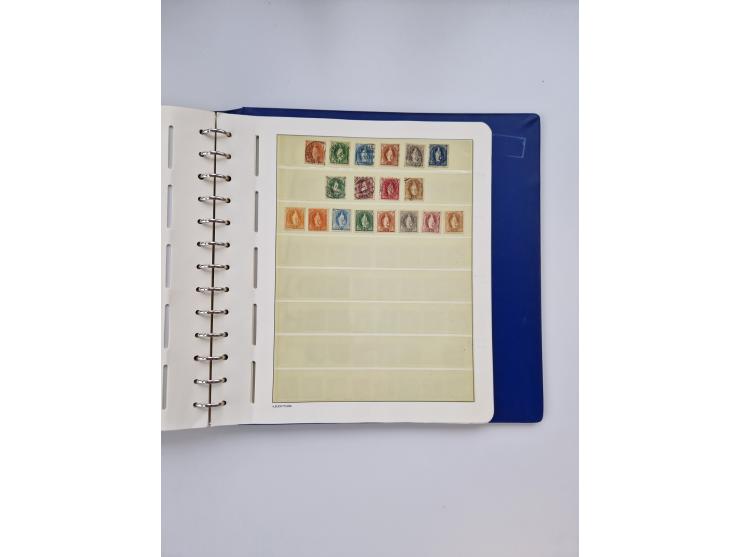 1839/1941, interessante und reichhaltige, meist gestempelte Sammlung, ab Zürich 6 mit senkrechten Unterdrucklinien auf Briefs