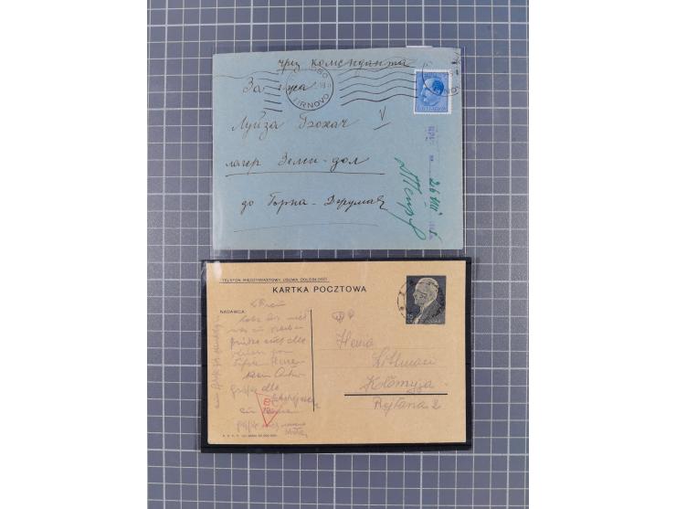 1872/45, 18 Briefe und Karten, überwiegend Kriegszeit WKII. mit einigen ungewöhnlichen und interessanten Stücken, aber auch B