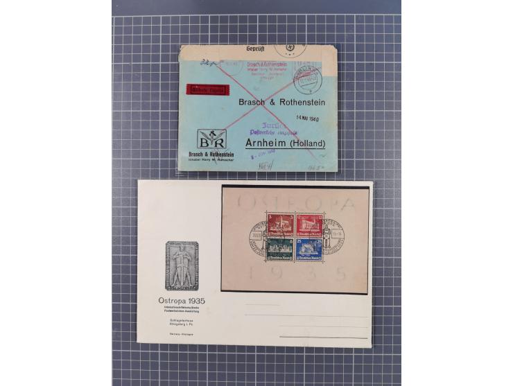 1872/45, 18 Briefe und Karten, überwiegend Kriegszeit WKII. mit einigen ungewöhnlichen und interessanten Stücken, aber auch B