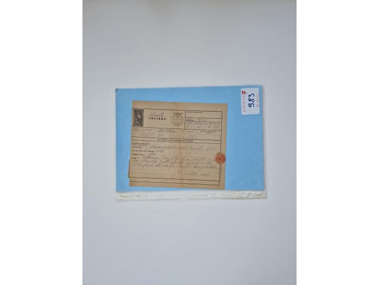 HYPERINFLATION: 1945/46, large stock of duplicates with over 155 covers and parcel cards, spanning most periods up to the 27t