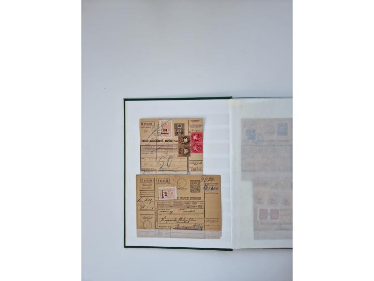 HYPERINFLATION: 1945/46, large stock of duplicates with over 155 covers and parcel cards, spanning most periods up to the 27t