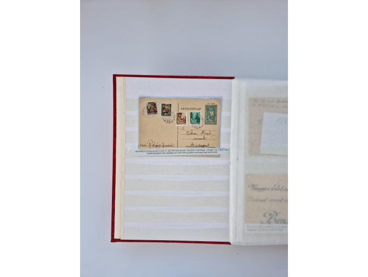 HYPERINFLATION: 1945/46, large stock of duplicates with over 155 covers and parcel cards, spanning most periods up to the 27t