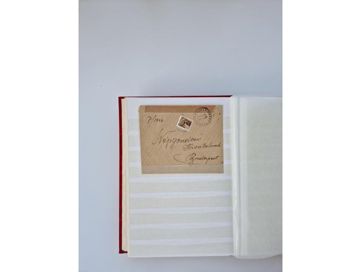 HYPERINFLATION: 1945/46, large stock of duplicates with over 155 covers and parcel cards, spanning most periods up to the 27t