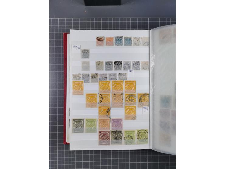 1843/1990 (ca.), useded collection in 3 stockbooks, including Ml. 1-3