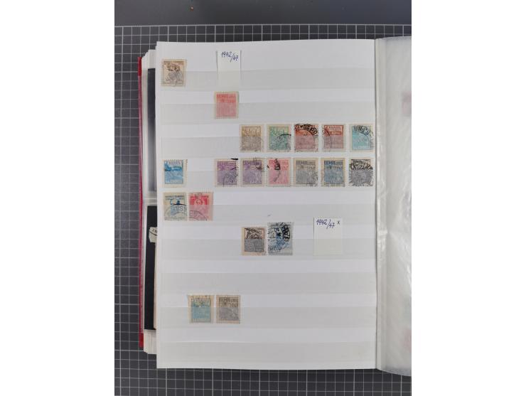 1843/1990 (ca.), useded collection in 3 stockbooks, including Ml. 1-3