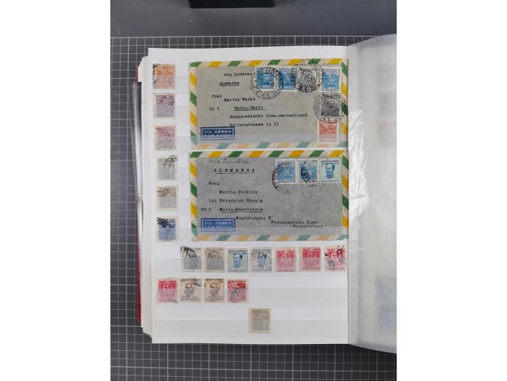 1843/1990 (ca.), useded collection in 3 stockbooks, including Ml. 1-3