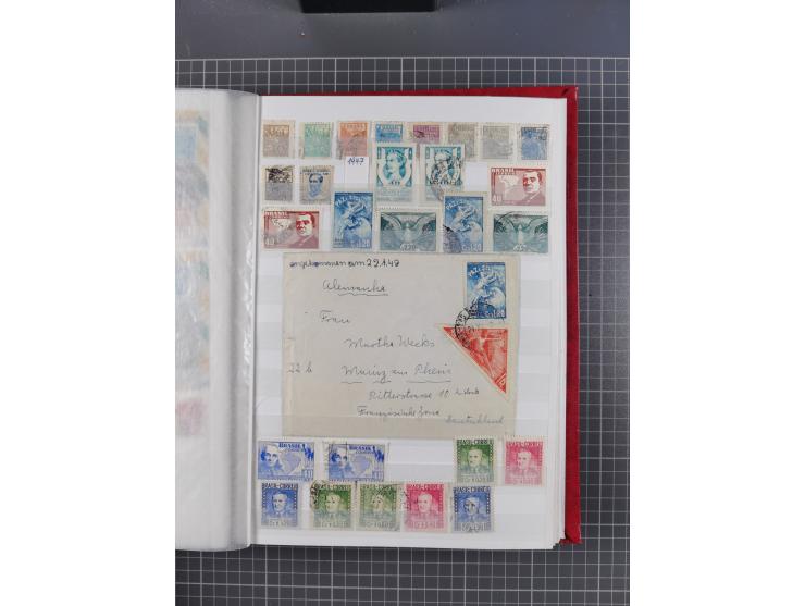 1843/1990 (ca.), useded collection in 3 stockbooks, including Ml. 1-3