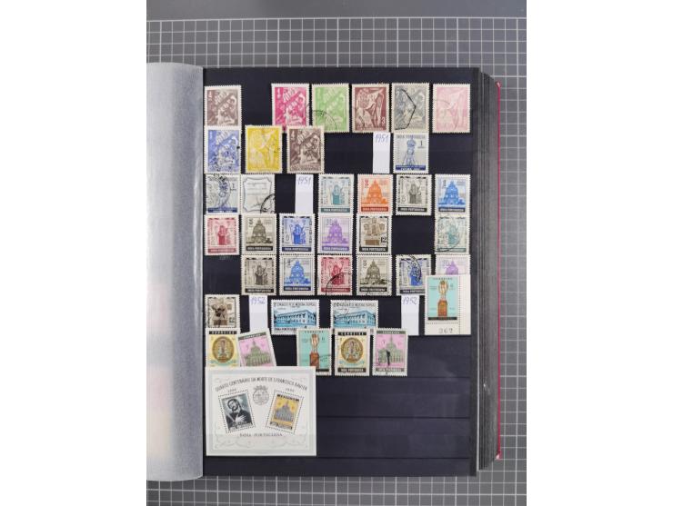 1872/1950 (approx.), unused and stamped lot in stockbook, including India and Macau.