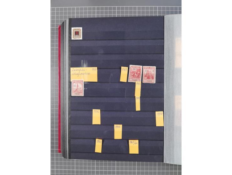 1872/1950 (approx.), unused and stamped lot in stockbook, including India and Macau.