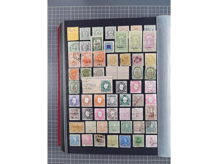 1872/1950 (approx.), unused and stamped lot in stockbook, including India and Macau.