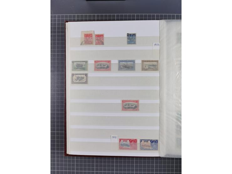 1880/2000 (approx.), mint, unused and used collection in 4 stockbooks, including good part Falkland and territories