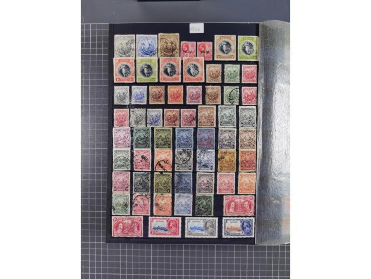 1880/2000 (approx.), mint, unused and used collection in 4 stockbooks, including good part Falkland and territories