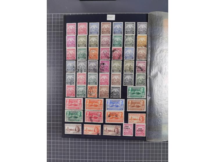 1880/2000 (approx.), mint, unused and used collection in 4 stockbooks, including good part Falkland and territories