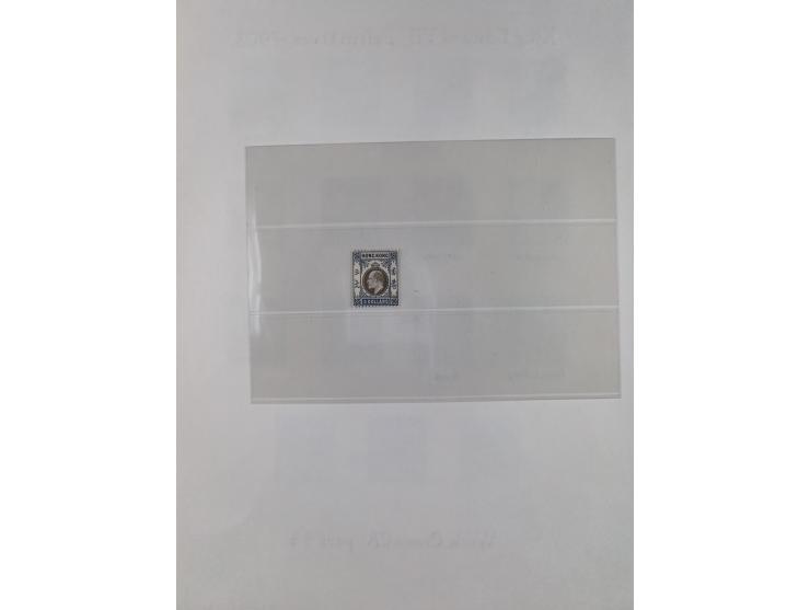 1903/12 (approx.), mostly used collection with over 80 values of the King Edward VII issue, incl. better Mi.-Nr. 88 unused wi