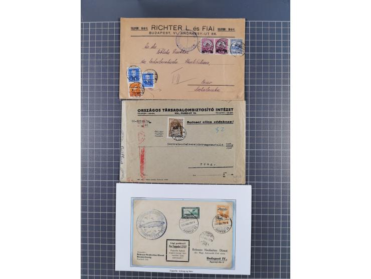 1884/1948, 27 covers and cards, including censored mail, noted 1914 Registered postcard, three airmail covers with large spec