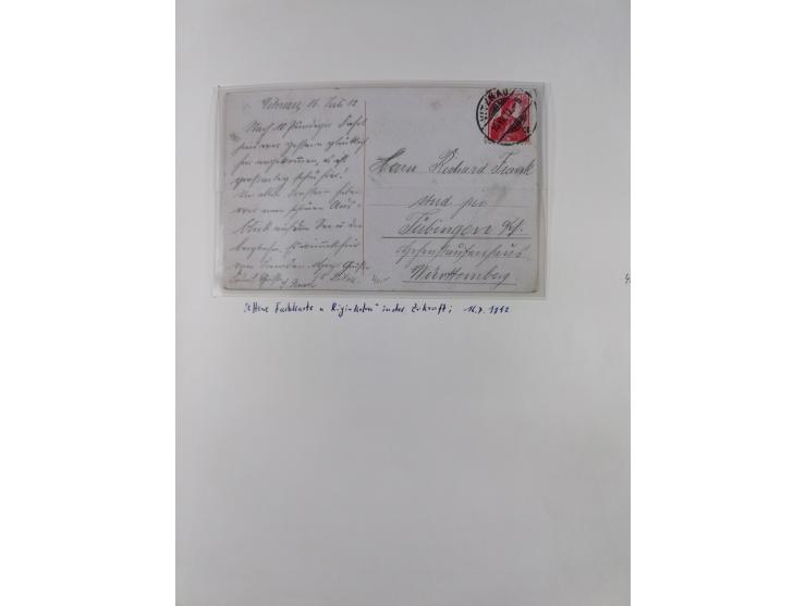 1854/2004, vorwiegend gestempelte Sammlung mit diversen Briefen, ab Strubli mit vielen besseren Werten, dabei Mi.-Nr. I-II, B