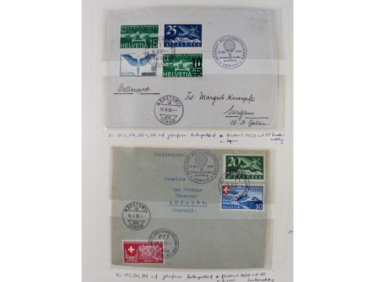 1854/2004, vorwiegend gestempelte Sammlung mit diversen Briefen, ab Strubli mit vielen besseren Werten, dabei Mi.-Nr. I-II, B