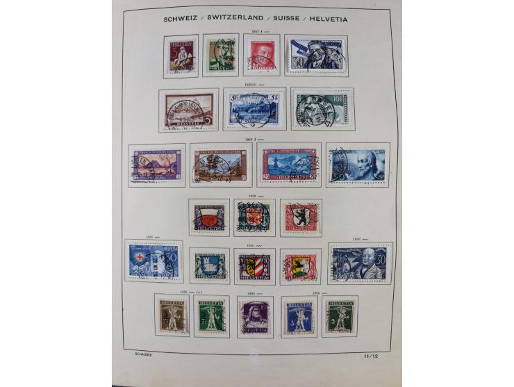 1854/2004, vorwiegend gestempelte Sammlung mit diversen Briefen, ab Strubli mit vielen besseren Werten, dabei Mi.-Nr. I-II, B