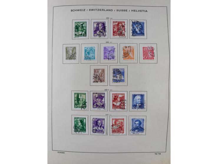 1854/2004, vorwiegend gestempelte Sammlung mit diversen Briefen, ab Strubli mit vielen besseren Werten, dabei Mi.-Nr. I-II, B