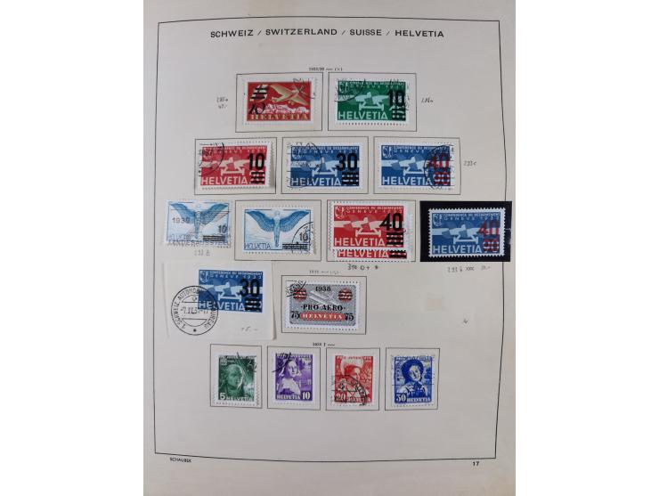 1854/2004, vorwiegend gestempelte Sammlung mit diversen Briefen, ab Strubli mit vielen besseren Werten, dabei Mi.-Nr. I-II, B