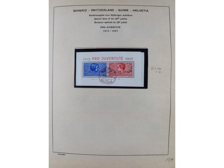 1854/2004, vorwiegend gestempelte Sammlung mit diversen Briefen, ab Strubli mit vielen besseren Werten, dabei Mi.-Nr. I-II, B