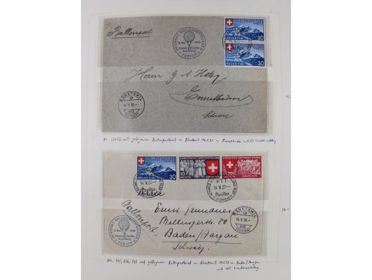 1854/2004, vorwiegend gestempelte Sammlung mit diversen Briefen, ab Strubli mit vielen besseren Werten, dabei Mi.-Nr. I-II, B